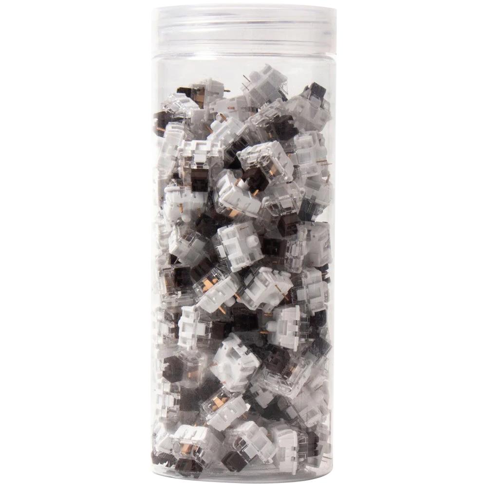 A large main feature product image of Keychron K Pro Brown - 50g Tactile Pre-Lubed Switch Set (110pcs)