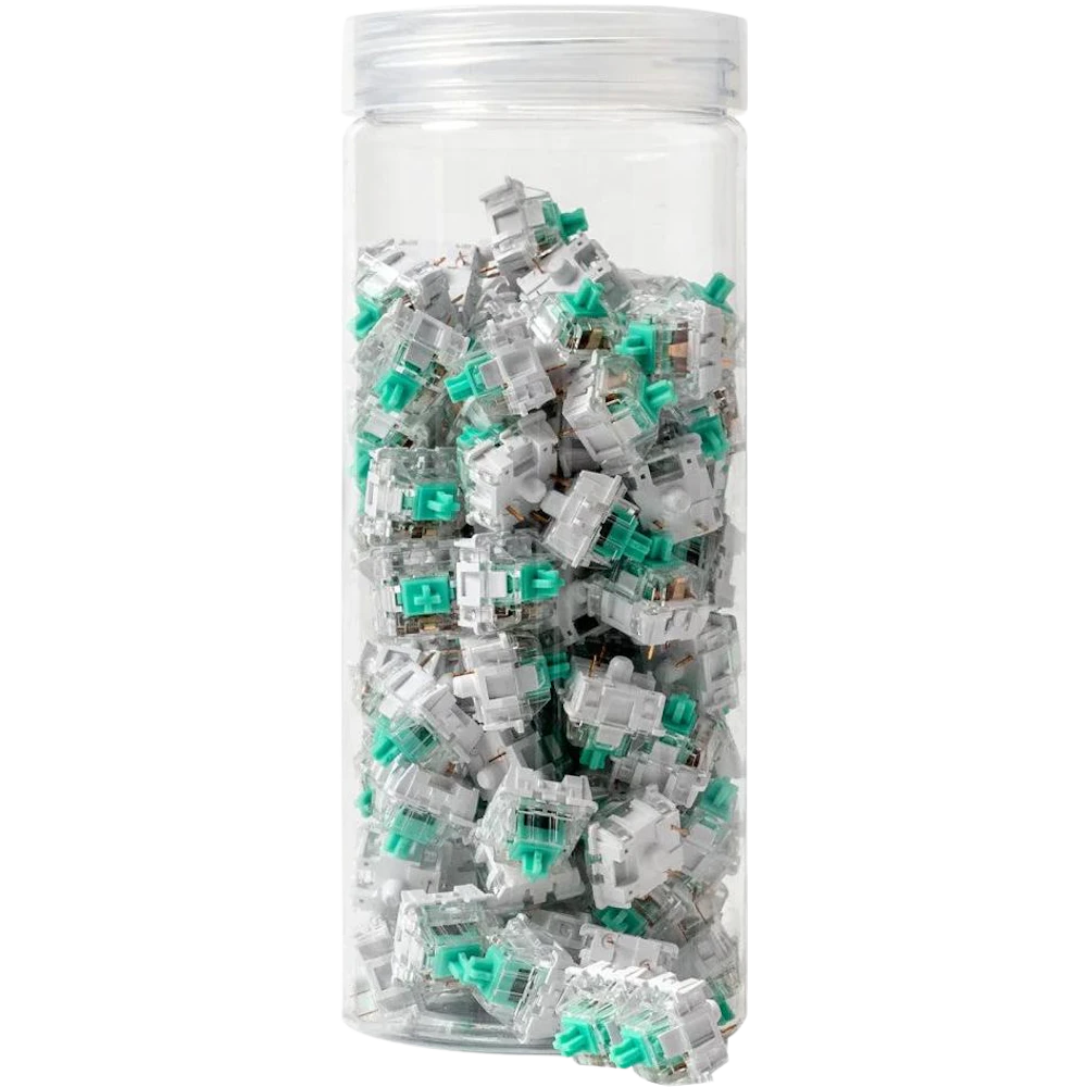 A large main feature product image of Keychron K Pro Mint - 67g Tactile Pre-Lubed Switch Set (110pcs)