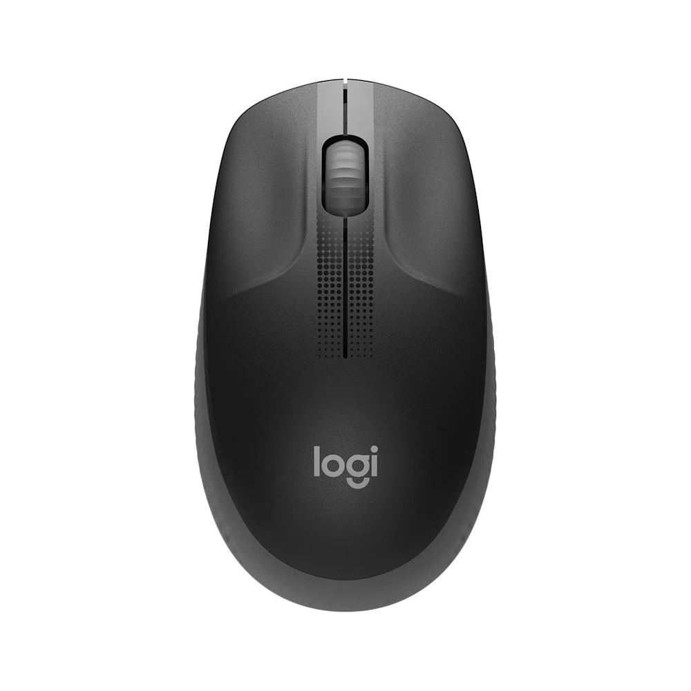 Logitech M190 Full-Size Wireless Mouse (Charcoal)