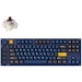 A product image of Keychron Lemokey L3 - TKL QMK/VIA Wireless Custom Mechanical Keyboard - Navy Blue (Gateron Jupiter Brown)