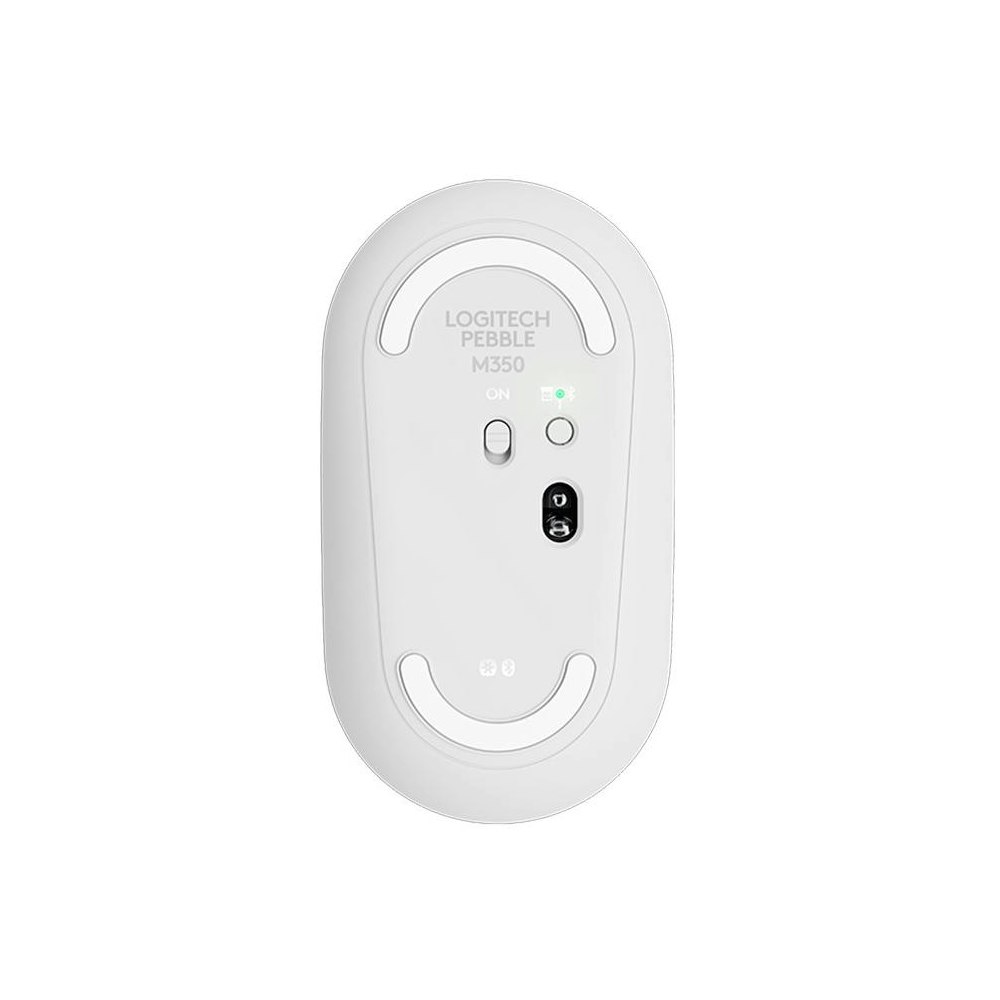 A large main feature product image of Logitech Pebble Slim Silent Wireless Mouse - Off-White