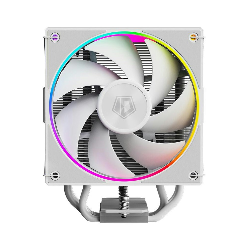 A large main feature product image of ID-COOLING FROZN A410 ARGB CPU Cooler - White