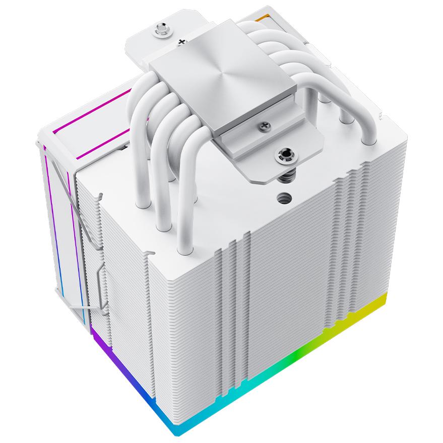 A large main feature product image of ID-COOLING FROZN A610 ARGB CPU Cooler (White)