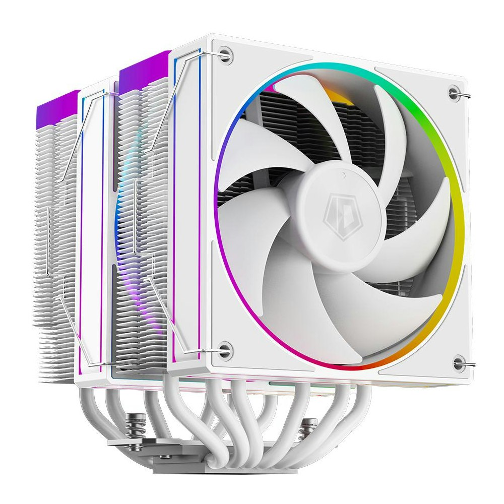 A large main feature product image of ID-COOLING FROZN A620 ARGB CPU Cooler - White