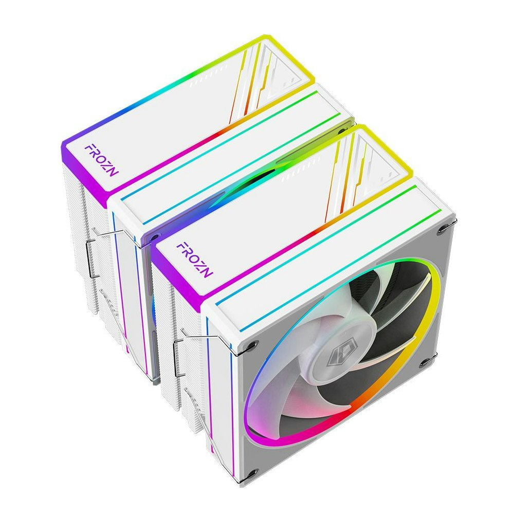A large main feature product image of ID-COOLING FROZN A620 ARGB CPU Cooler - White