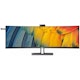A small tile product image of Philips 45B1U6900CH 45" Curved DQHD Ultrawide 75Hz VA Webcam Monitor