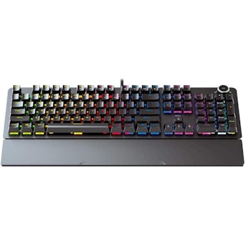 Product image of Fantech Mechanical Keyboard RGB Backlit with Wrist Rest - Black - Red Switch - Click for product page of Fantech Mechanical Keyboard RGB Backlit with Wrist Rest - Black - Red Switch