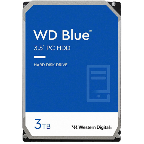 WD Blue 3.5" Desktop HDD - 3TB 256MB