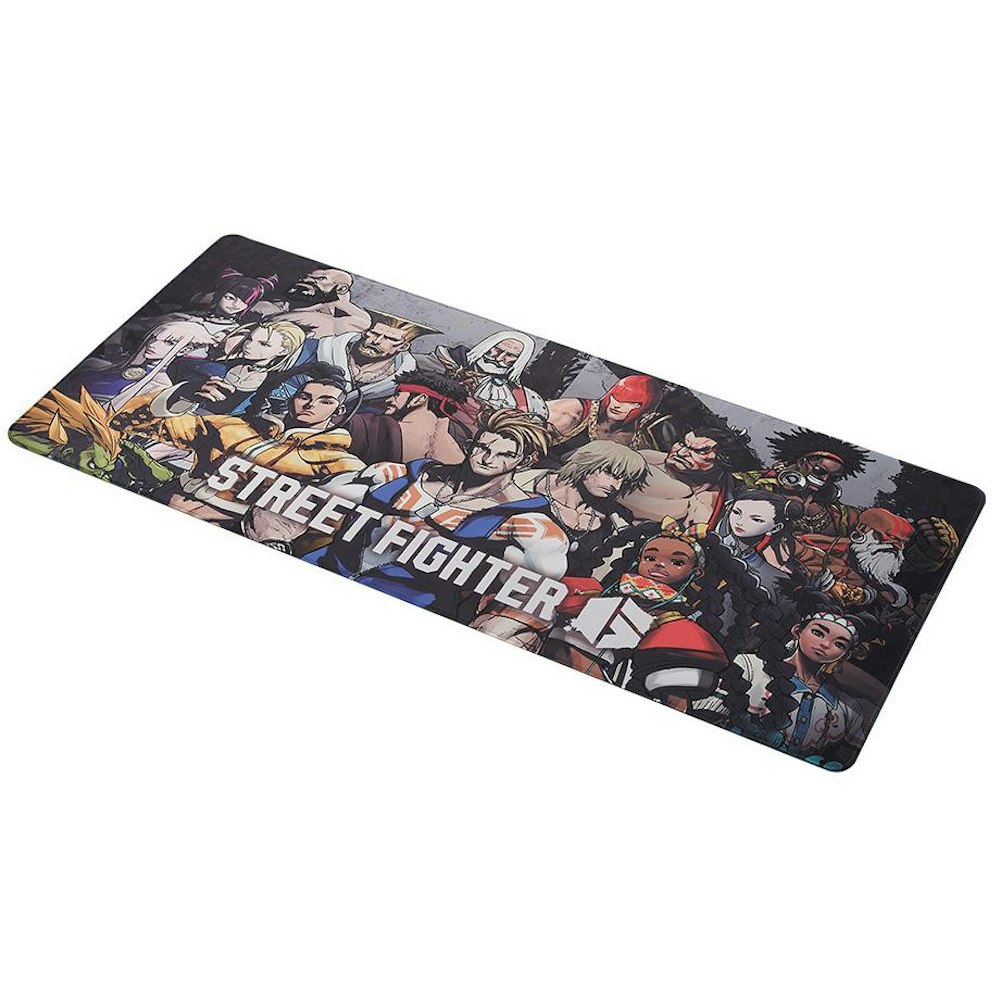 A large main feature product image of Cooler Master MP511 Gaming XL Mouse Pad Street Fighter 6 Special Edition