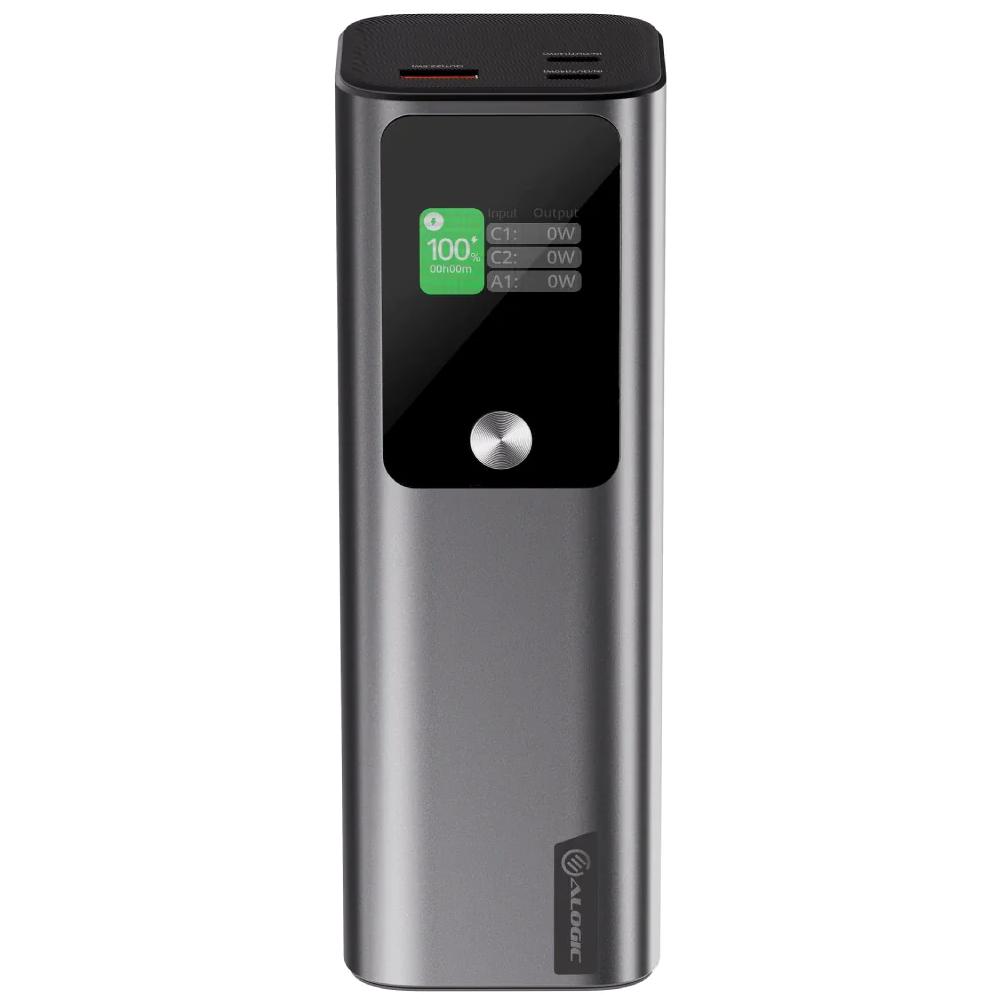 A large main feature product image of ALOGIC Ark 27,000mAh Power Bank with 140W USB Type-C Charging