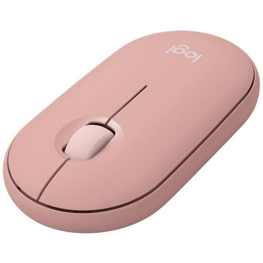 A large main feature product image of Logitech Pebble Mouse 2 M350s - Tonal Rose