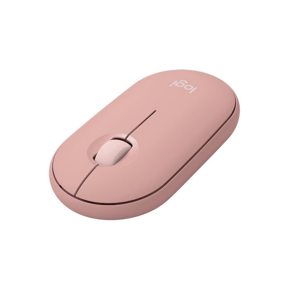 A large main feature product image of Logitech Pebble Mouse 2 M350s - Tonal Rose
