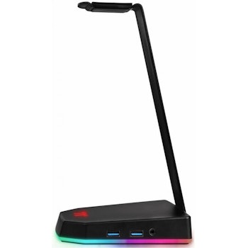 Product image of Thermaltake E1 RGB Gaming Headset Stand w/ 2x USB 3.0 - Click for product page of Thermaltake E1 RGB Gaming Headset Stand w/ 2x USB 3.0