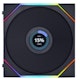 A small tile product image of Lian Li UNI FAN TL120 LCD - 120mm Modular LCP Fan 3-Pack w/ Controller (Black)