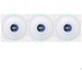 A product image of Lian Li UNI Fan TL LCD 120 120mm Fan Triple Pack - White