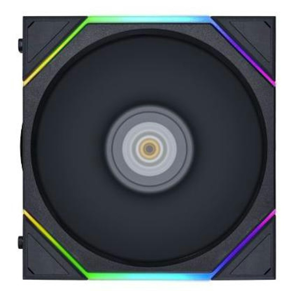 A large main feature product image of Lian Li UNI Fan TL 120 120mm Fan Single Pack - Black 
