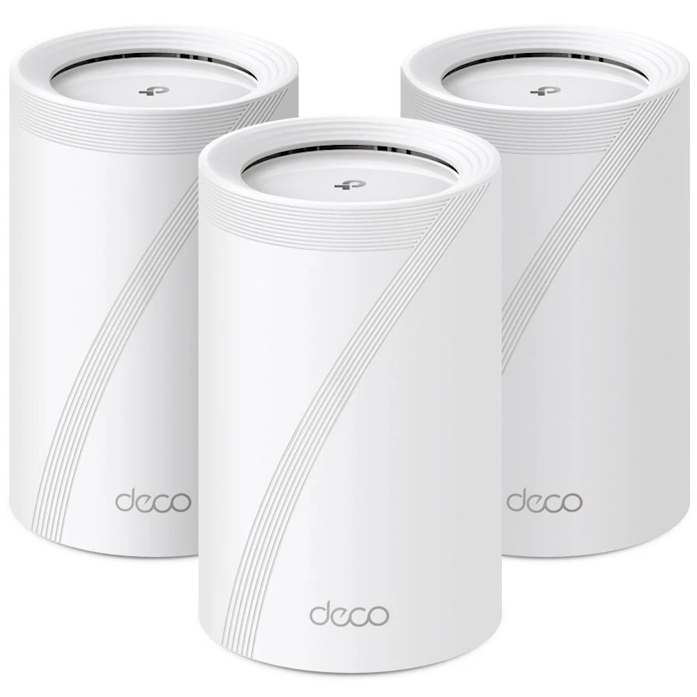 TP-Link Deco BE65 - BE11000 Wi-Fi 7 Tri-Band Mesh System (3 Pack)