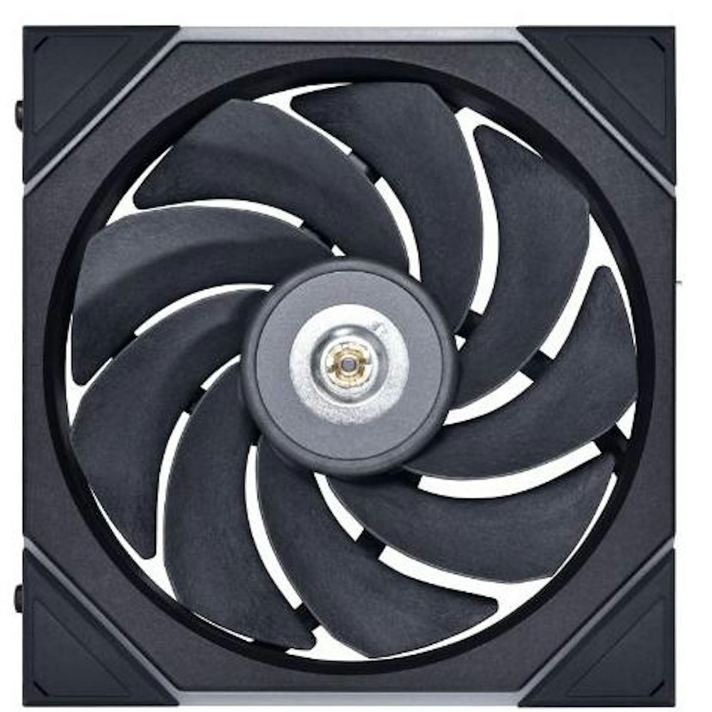 A large main feature product image of Lian Li UNI Fan TL 140 Reverse Blade 140mm Fan Single Pack - Black