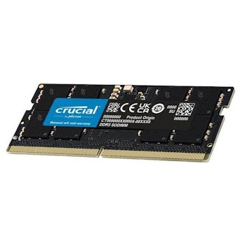 Product image of Crucial 48GB Single (1x48GB) DDR5 SO-DIMM CL46 5600MHz - Click for product page of Crucial 48GB Single (1x48GB) DDR5 SO-DIMM CL46 5600MHz