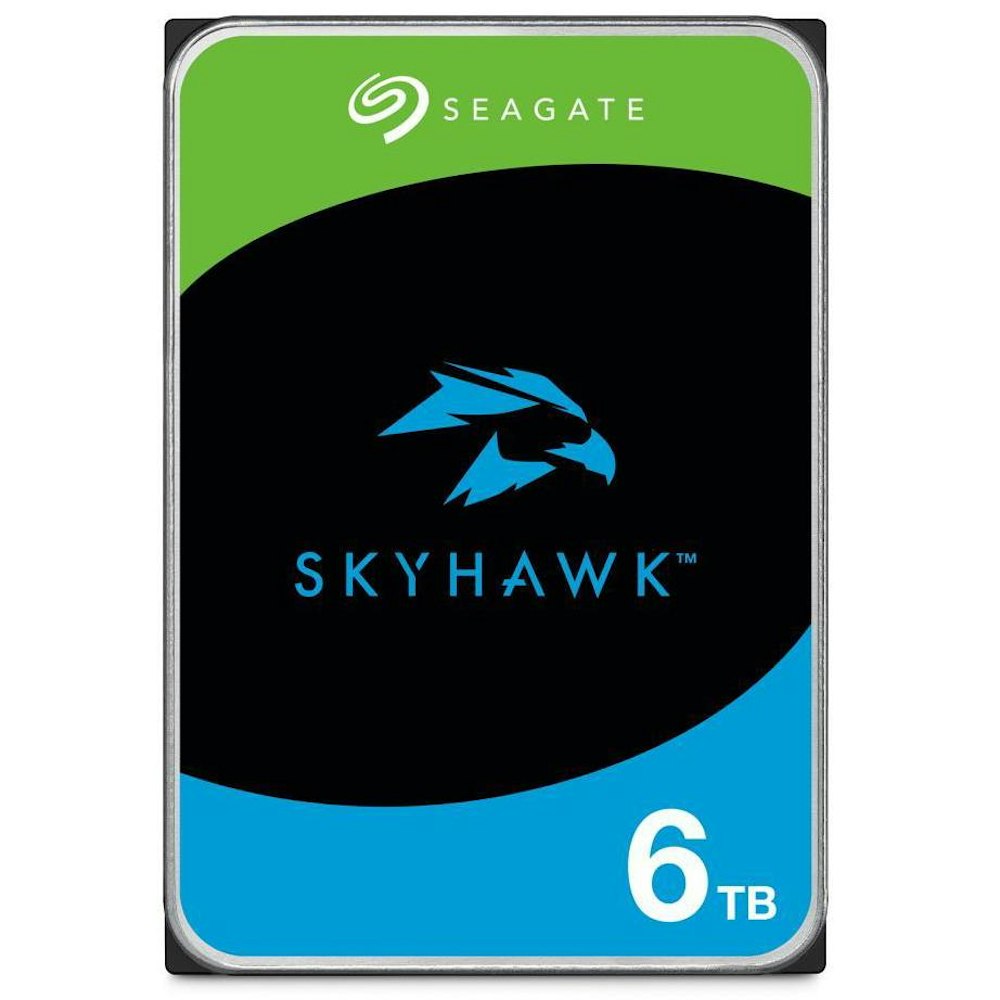 A large main feature product image of Seagate SkyHawk 3.5" Surveillance HDD incl RV Sensor - 6TB 256MB
