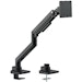 A product image of SilverStone ARM14 Single Monitor Arm - Black