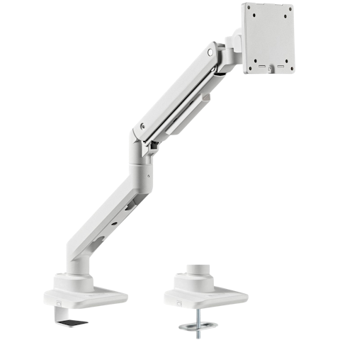 SilverStone ARM14 Single Monitor Arm - White