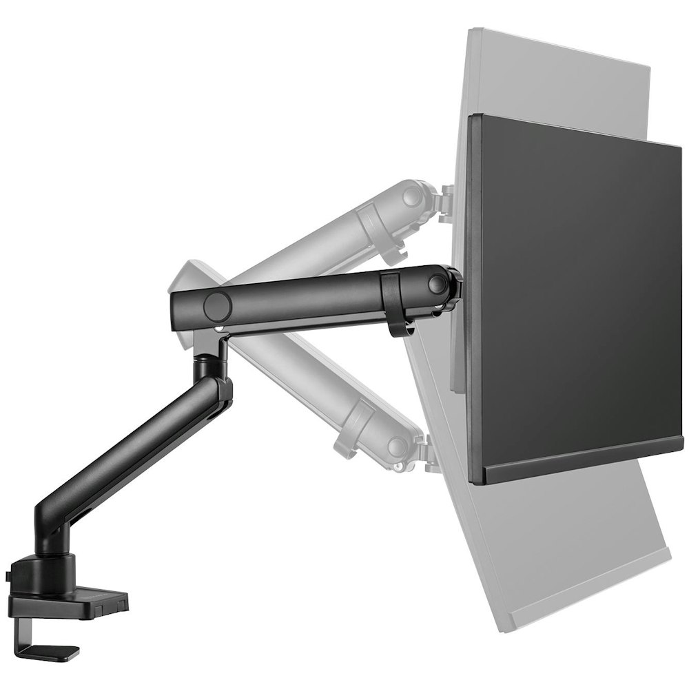 A large main feature product image of SilverStone ARM13 Gas Spring Swing Desk Monitor Mount 