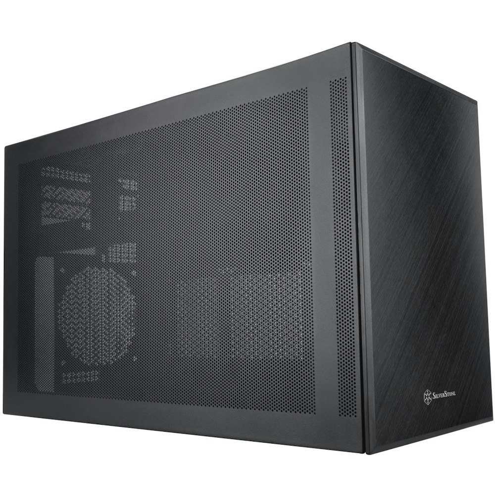A large main feature product image of SilverStone SUGO 17 mATX Case - Black
