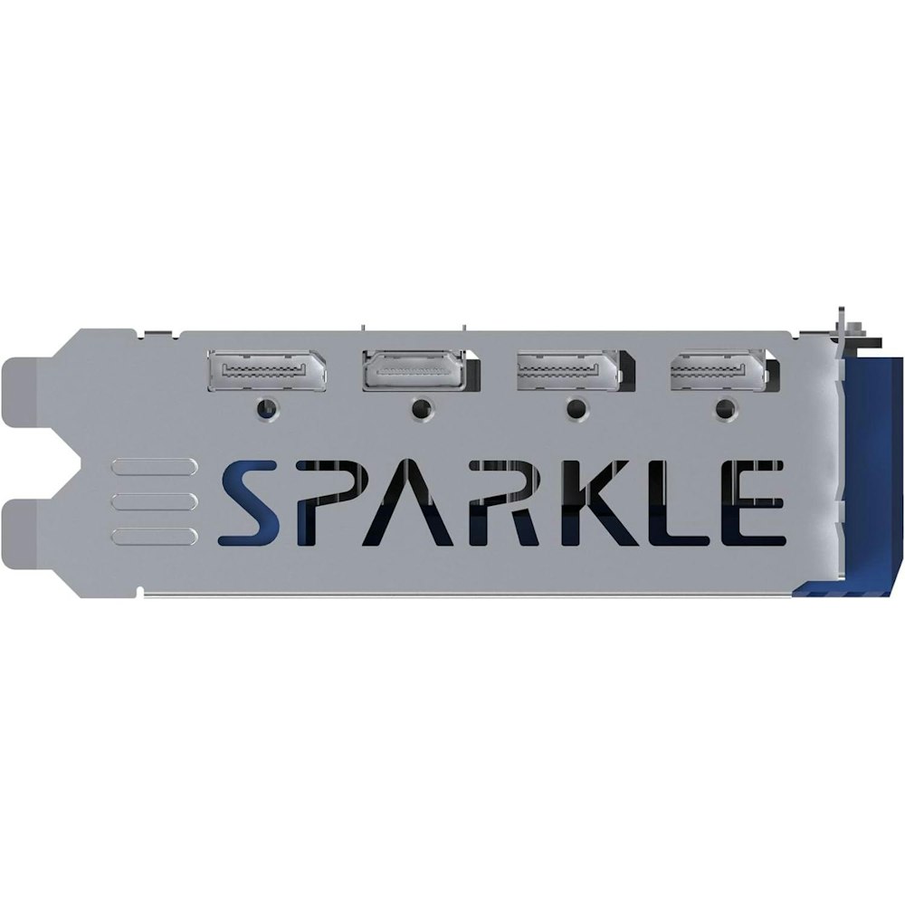 A large main feature product image of SPARKLE Intel Arc A310 ELF 4GB GDDR6