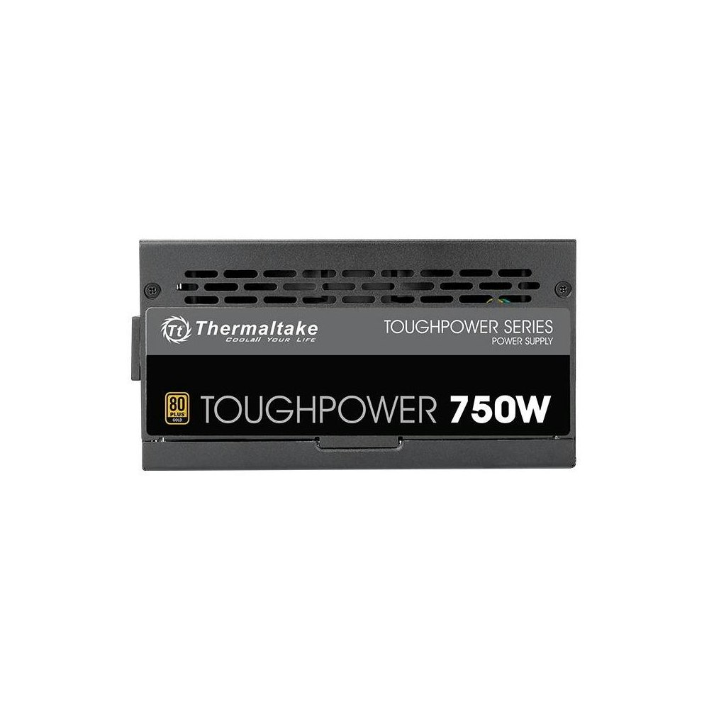 A large main feature product image of Thermaltake Toughpower - 750W 80PLUS Gold ATX Semi-Modular PSU