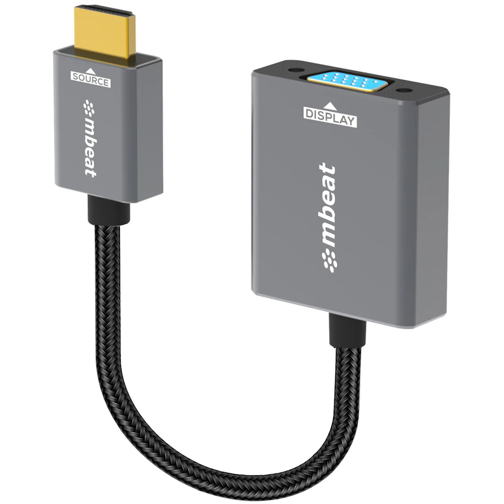 mbeat Tough Link HDMI to VGA Adapter