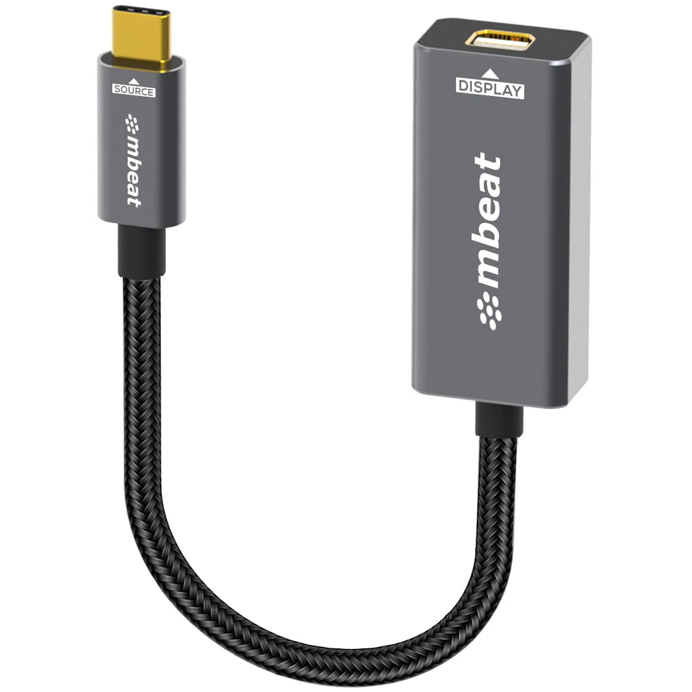 mbeat Tough Link USB Type-C to Mini DisplayPort Adapter