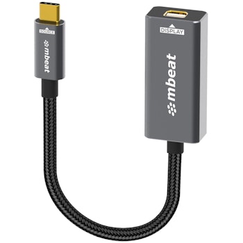 Product image of mbeat Tough Link USB-C to Mini DisplayPort Adapter - Click for product page of mbeat Tough Link USB-C to Mini DisplayPort Adapter