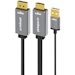 A product image of mbeat Tough Link HDMI to DisplayPort Cable with USB Power - 1.8m