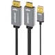 A small tile product image of mbeat Tough Link HDMI to DisplayPort Cable with USB Power - 1.8m