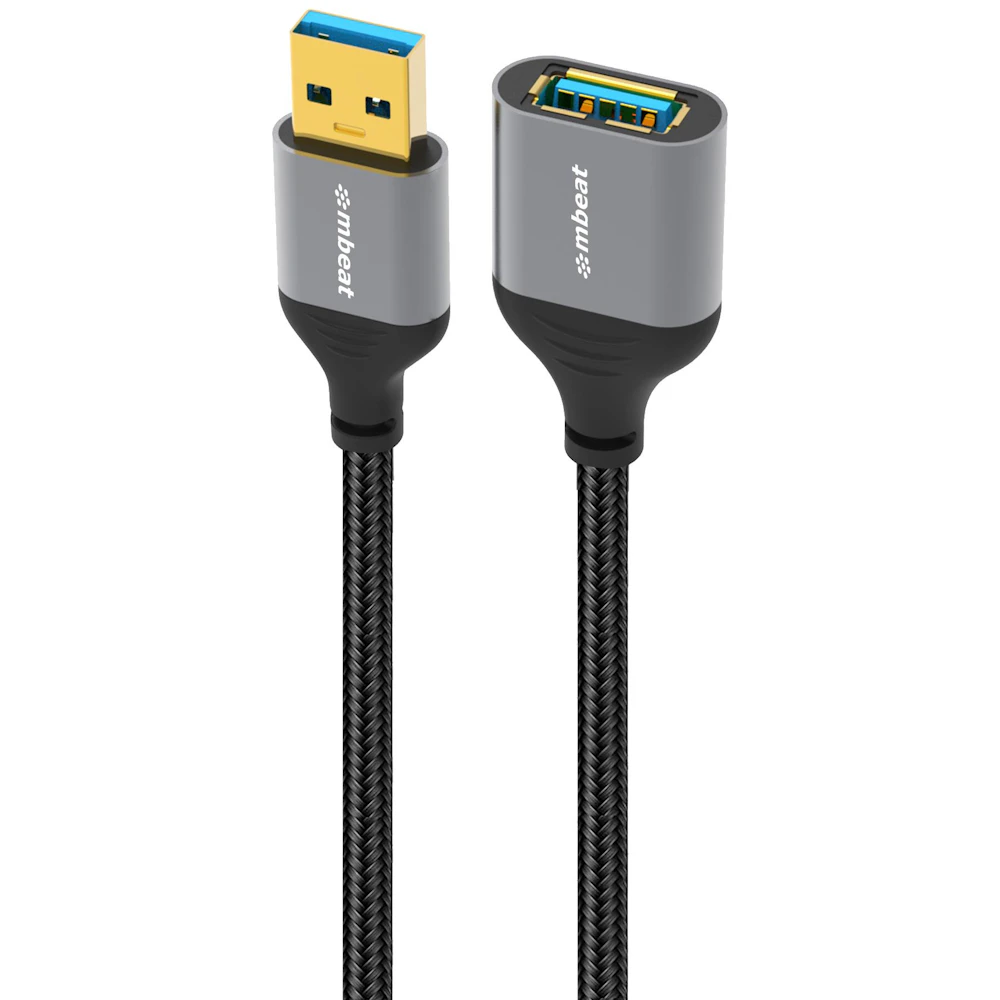 mbeat Tough Link USB 3.0 to USB 3.0 Extension Cable - 1.8m