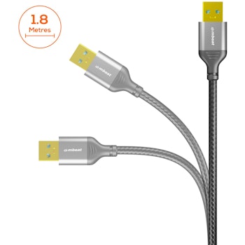 Product image of mbeat Tough Link USB 3.0 to USB 3.0 Extension Cable - 1.8m - Click for product page of mbeat Tough Link USB 3.0 to USB 3.0 Extension Cable - 1.8m