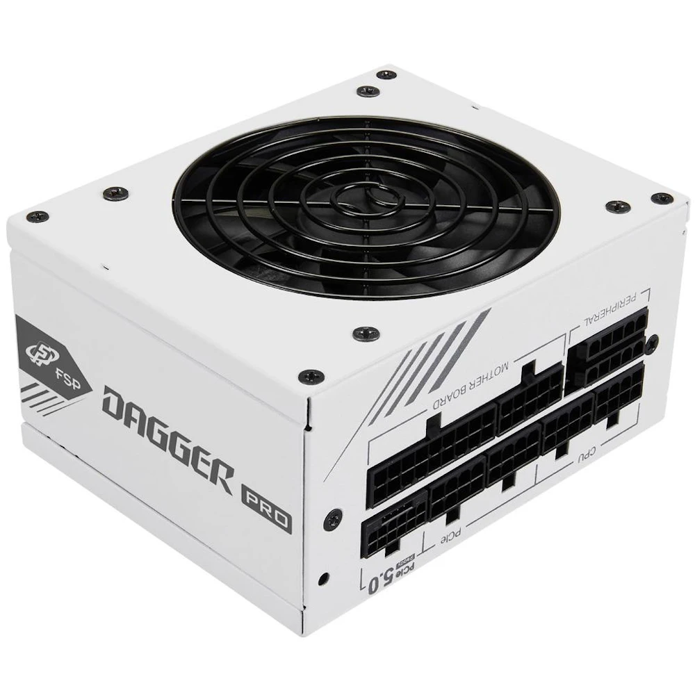 FSP Dagger PRO 850W Gold PCIe 5.0 SFX Modular PSU (White)