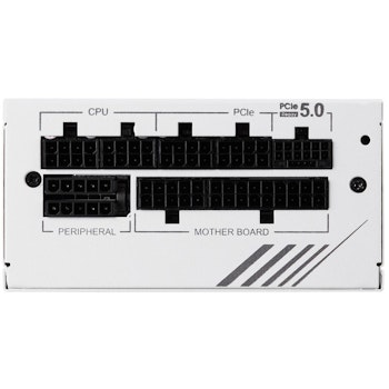 Product image of FSP Dagger PRO 850W Gold PCIe 5.0 SFX Modular PSU - White - Click for product page of FSP Dagger PRO 850W Gold PCIe 5.0 SFX Modular PSU - White