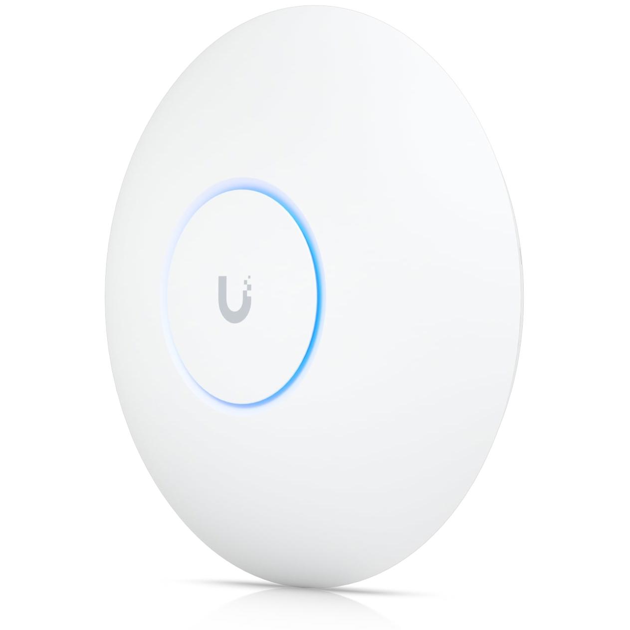 A large main feature product image of Ubiquiti UniFi U7 Pro Ceiling-Mounted Wi-Fi 7 Wireless Access Point