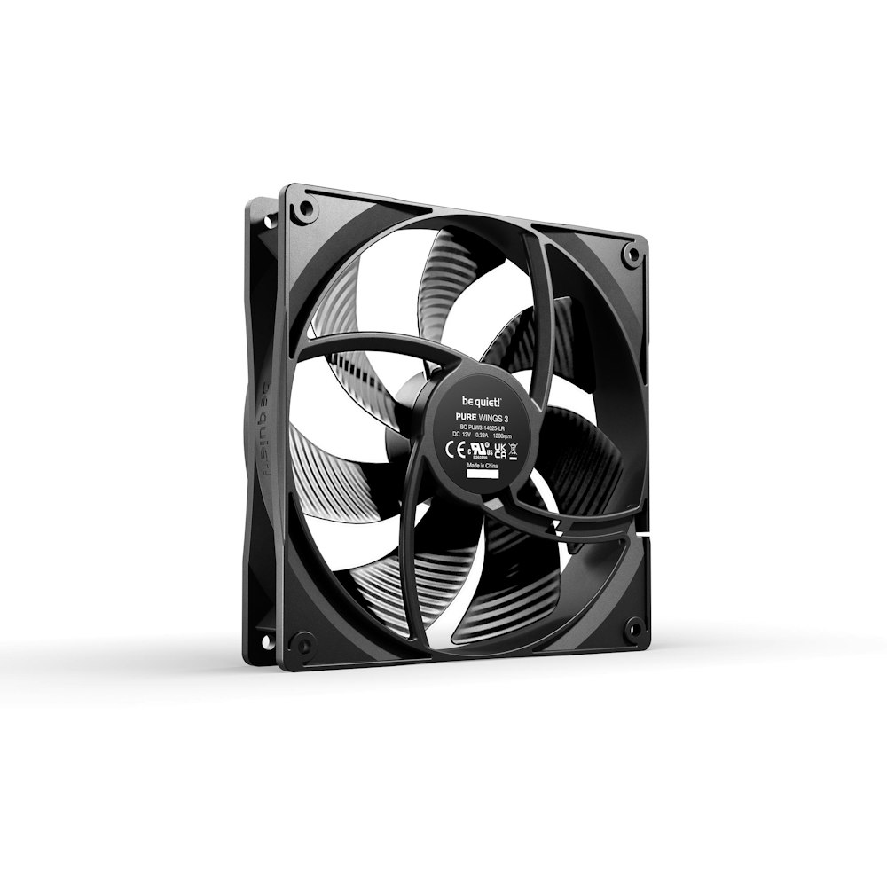 A large main feature product image of be quiet! PURE WINGS 3 140mm Fan - Black