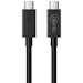 A product image of Cruxtec USB4 USB Type-C Full-Feature Coaxial Cable (240W, 40Gpbs, 8K@60Hz) - 2m