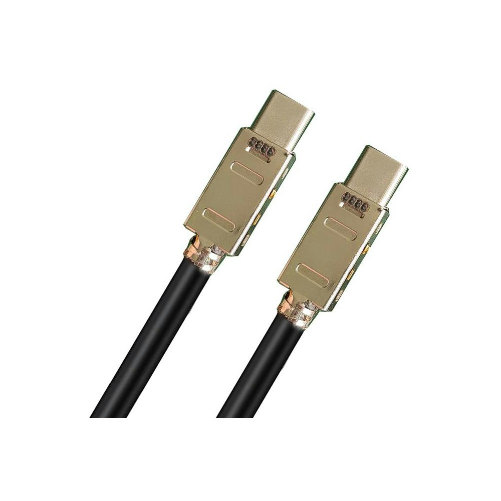 A large main feature product image of Cruxtec USB4 USB-C Full-Feature Coaxial Cable ( 240W, 40Gpbs, 8K@60Hz ) - 2m