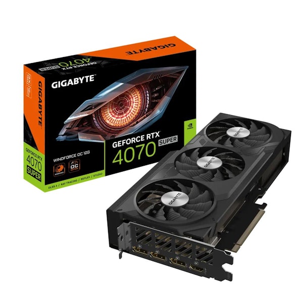 Gigabyte GeForce RTX 4070 SUPER Windforce OC 12GB GDDR6X | PLE Computers