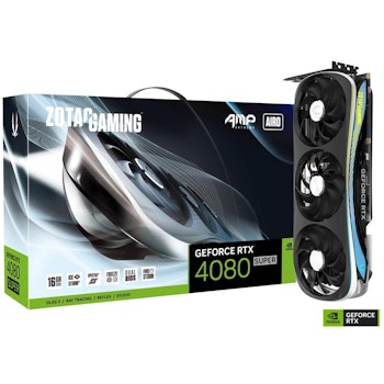 Product image of ZOTAC GAMING GeForce RTX 4080 SUPER AMP Extreme Airo 16GB GDDR6X - Click for product page of ZOTAC GAMING GeForce RTX 4080 SUPER AMP Extreme Airo 16GB GDDR6X