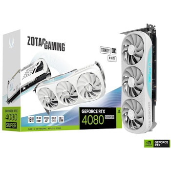 Product image of ZOTAC GAMING GeForce RTX 4080 SUPER Trinity OC White 16GB GDDR6X - Click for product page of ZOTAC GAMING GeForce RTX 4080 SUPER Trinity OC White 16GB GDDR6X