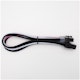 A small tile product image of GamerChief Elite Series 8-Pin PCIe 30cm Sleeved Extension Cable (Pink/White/Black)