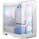 A small tile product image of MSI MAG PANO M100R PZ mATX Tower Case - White