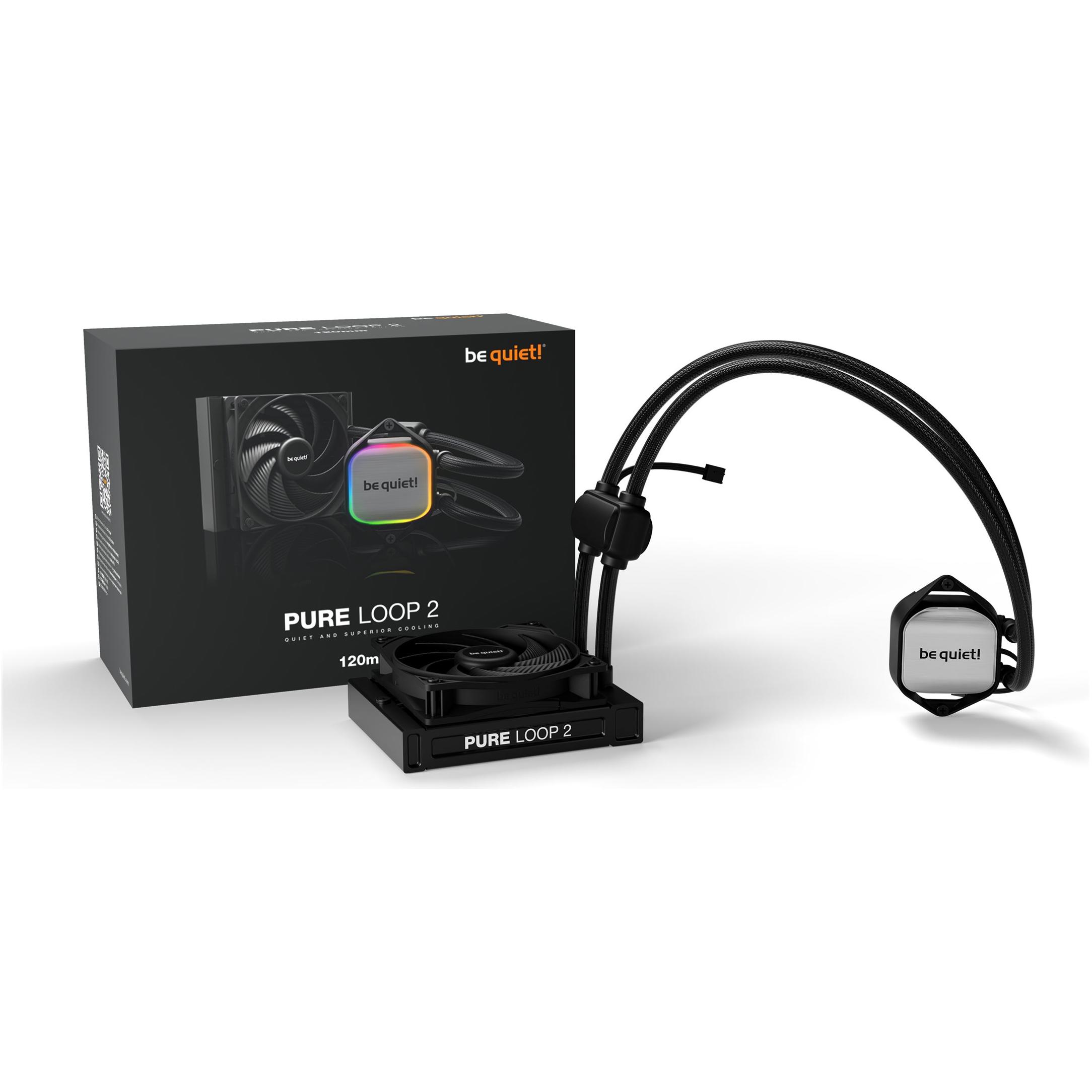 A large main feature product image of be quiet! PURE LOOP 2 120mm AIO CPU Cooler