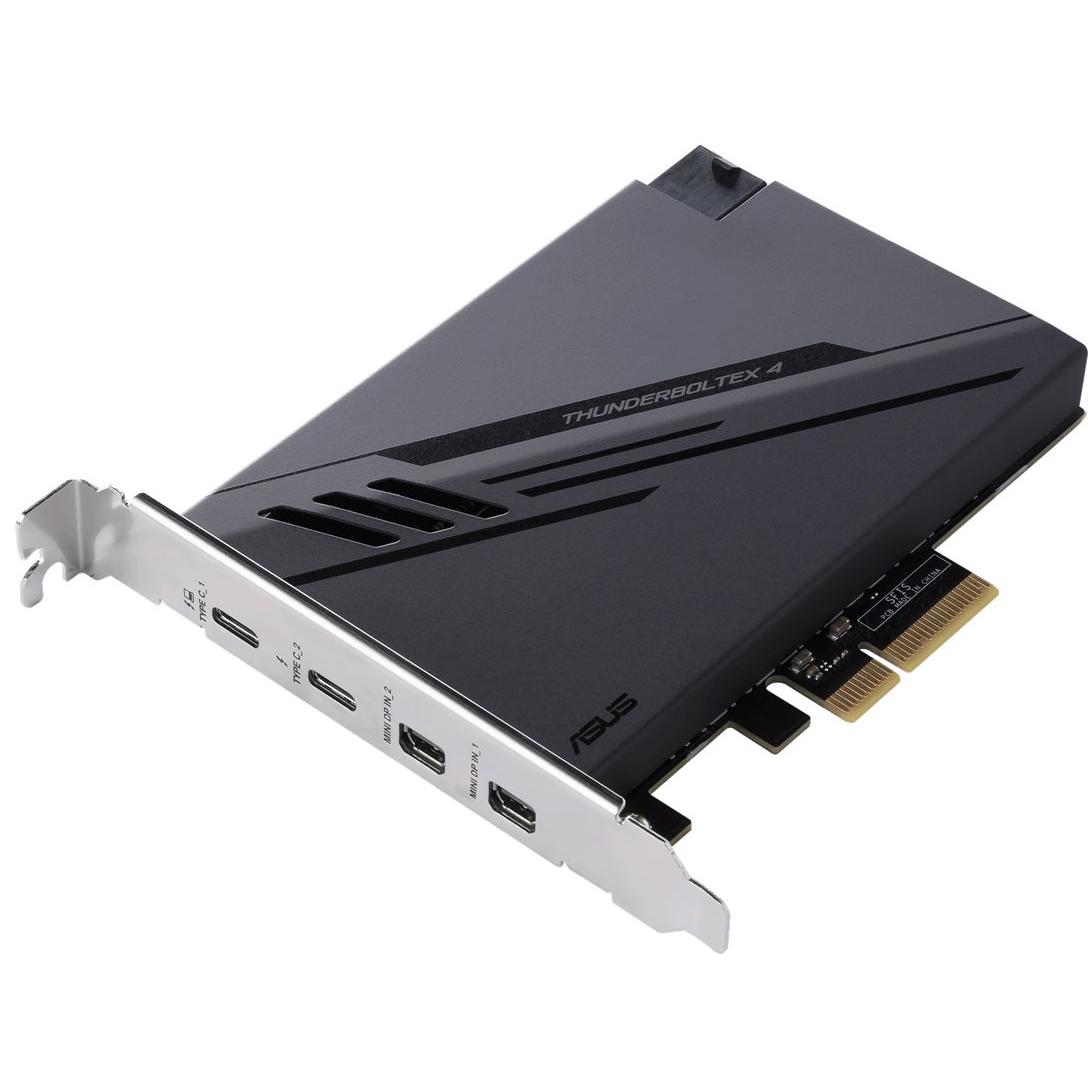 A large main feature product image of ASUS THUNDERBOLTEX 4